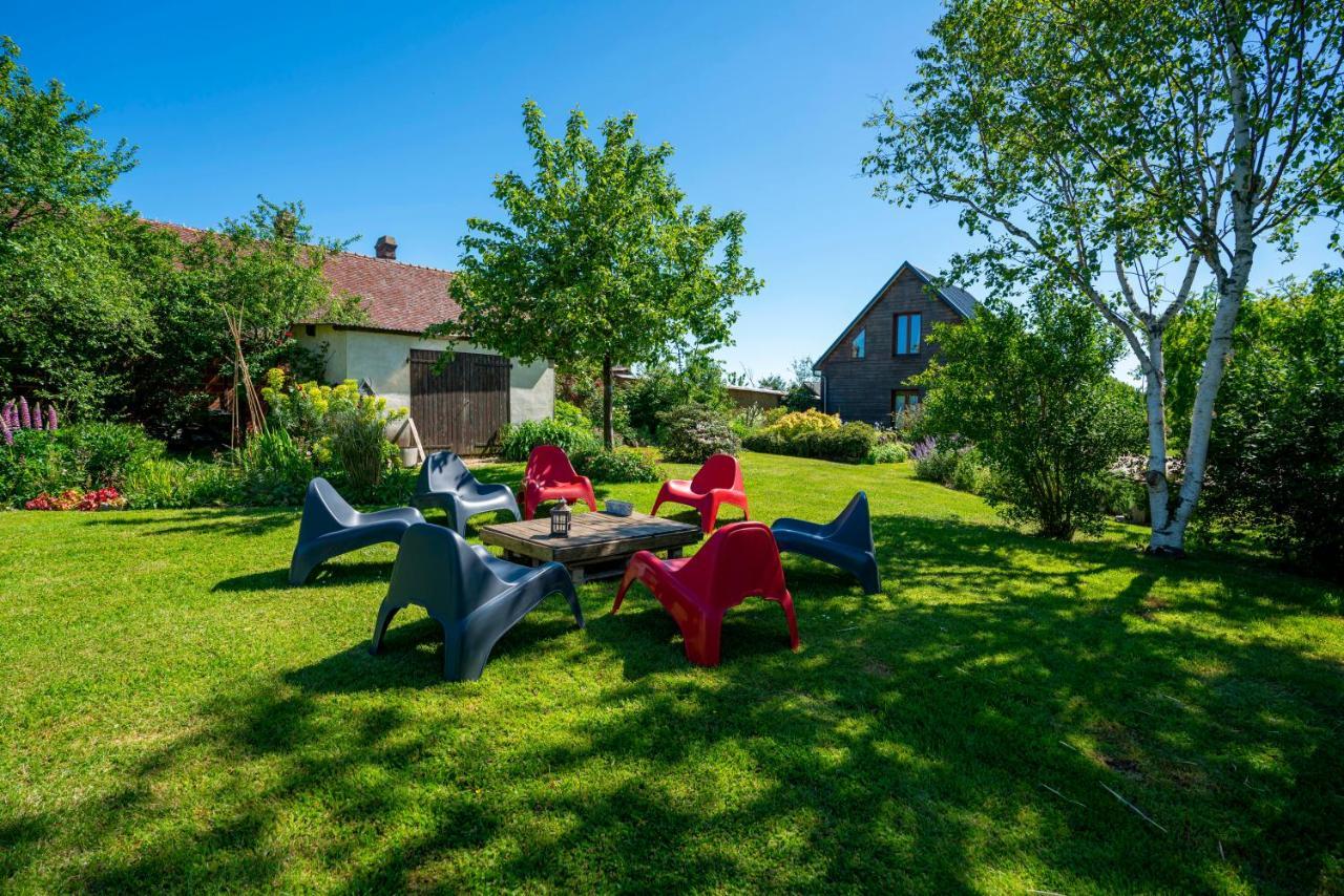 Chambre D'Hotes - Le Jardin Des Patissons La Foret Du Parc Esterno foto