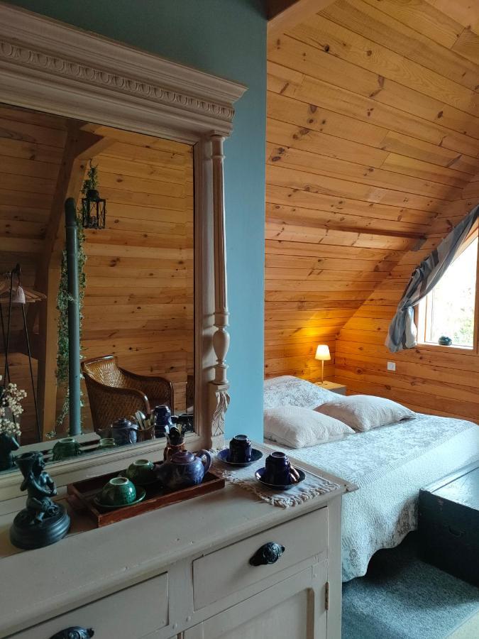 Chambre D'Hotes - Le Jardin Des Patissons La Foret Du Parc Esterno foto